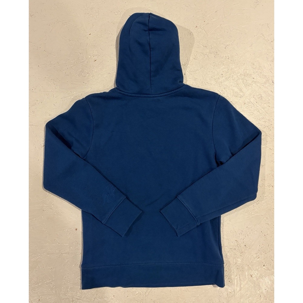 Jordan Hoodie Youth Large Blue Pullover Fleece Jumpman Logo Sweatshirt - Picture 9 of 9